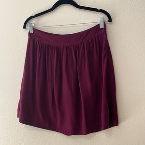 Beautiful purple mini skirt by Banana Republic
